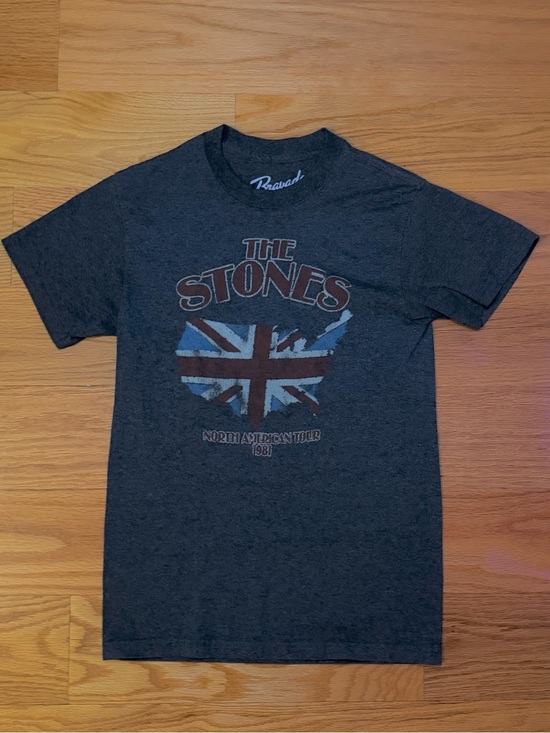 Bravado Other - Bravado The Rolling Stones North American Tour 1981 T-Shirt Small Gray